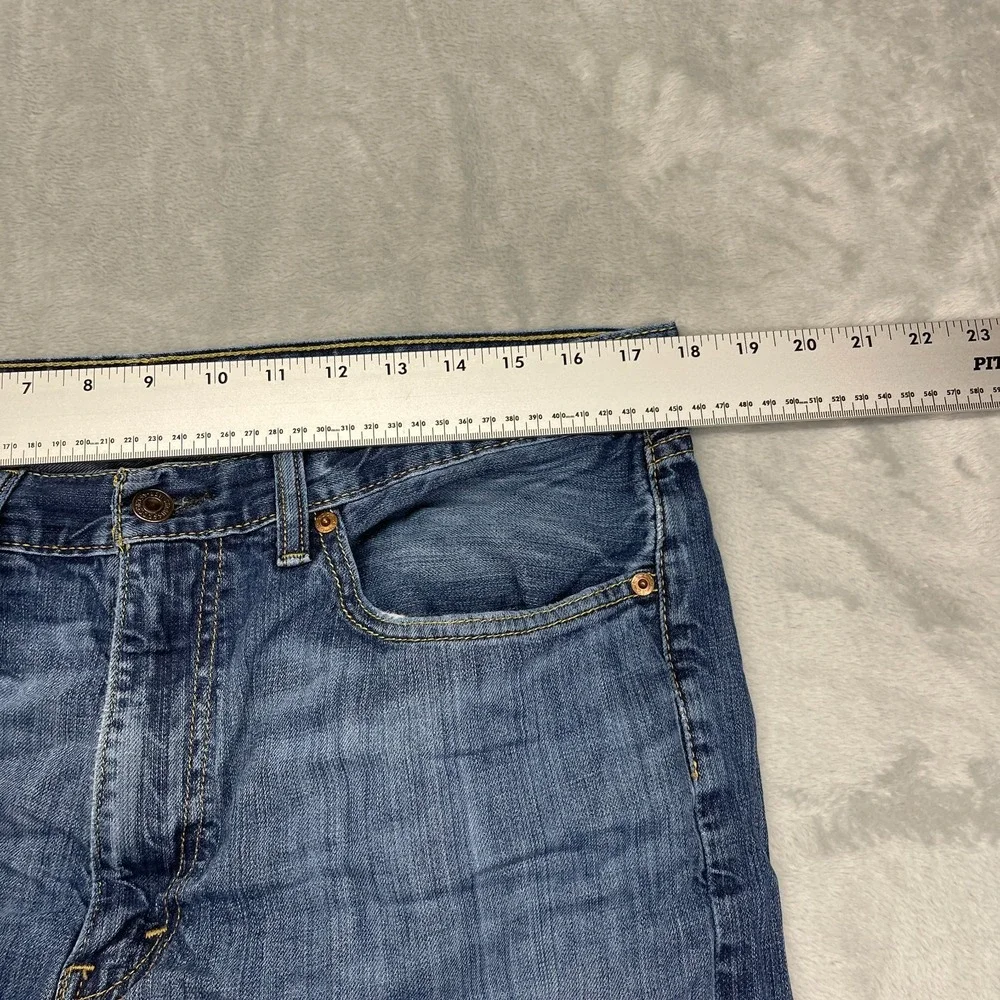 Levi's Jeans Mens 36x29 Blue Denim Medium‎ Wash Red Tab Straight Leg Streetwear